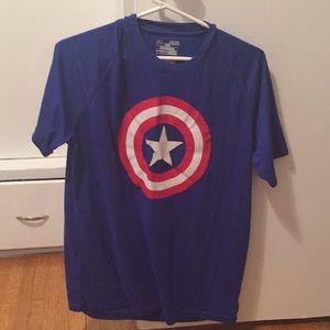 Captain America Under Armour Shirt